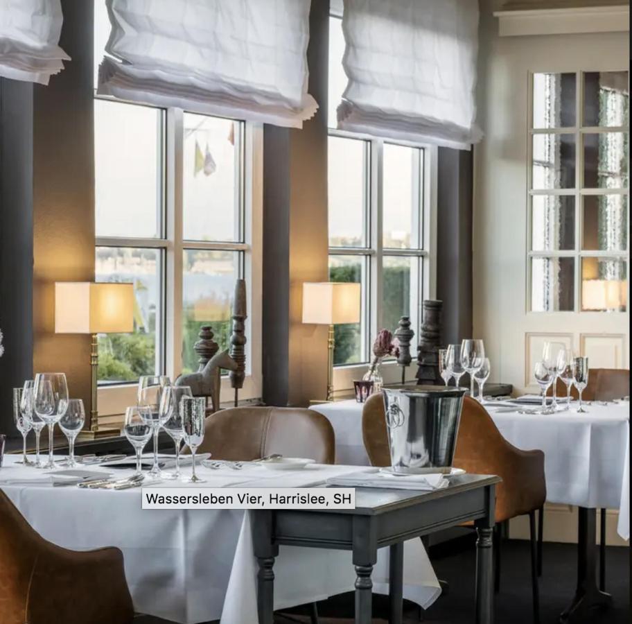 'Kapitaenslounge' Vollsanierte Fewo Mit Blick Auf Die Flensburger Foerde Harrislee Buitenkant foto